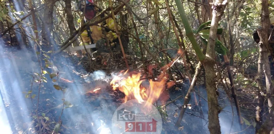 Lee más sobre el artículo ECU 911 Ambato con su Sala Operativa Cotopaxi coordinaron asistencia por incendio forestal.