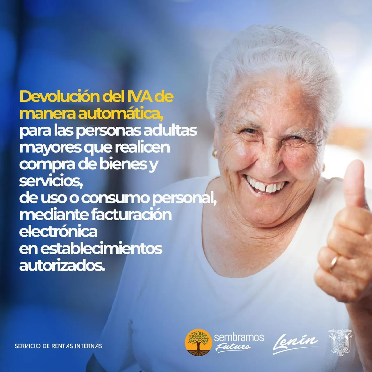 Lee más sobre el artículo DISPONIBLE NUEVO MECANISMO PARA LA DEVOLUCIÓN AUTOMÁTICA DEL IVA A PERSONAS ADULTAS MAYORES.