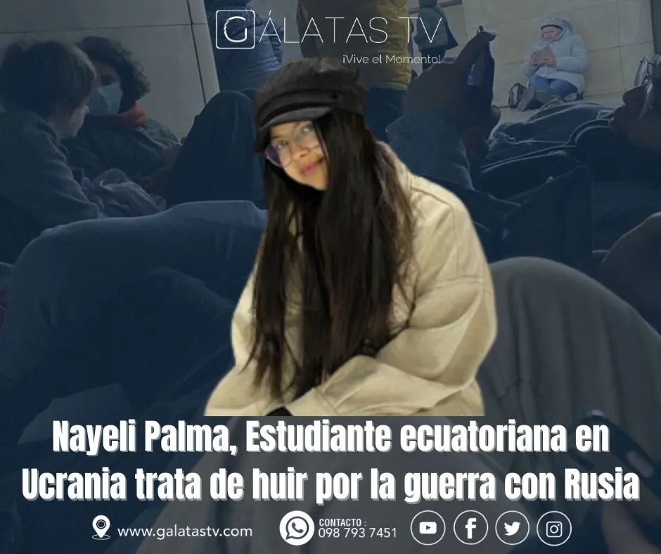 Lee más sobre el artículo Estudiante ecuatoriana busca salir de Ucrania debido a la guerra con Rusia.