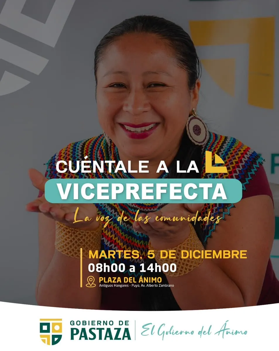 Lee más sobre el artículo Cuéntale a la Viceprefecta de Pastaza.