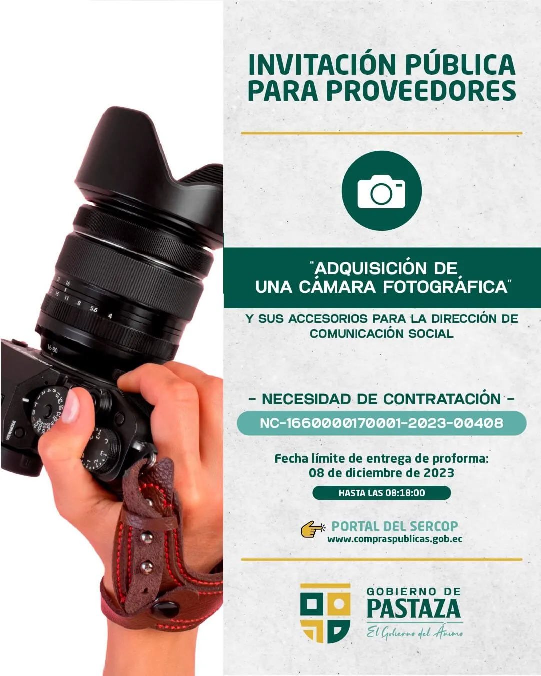 Lee más sobre el artículo ¡PARTICIPA, AHORA SI SON TRANSPARENTES TODOS LOS PROCESOS DE COMPRAS PÚBLICAS!