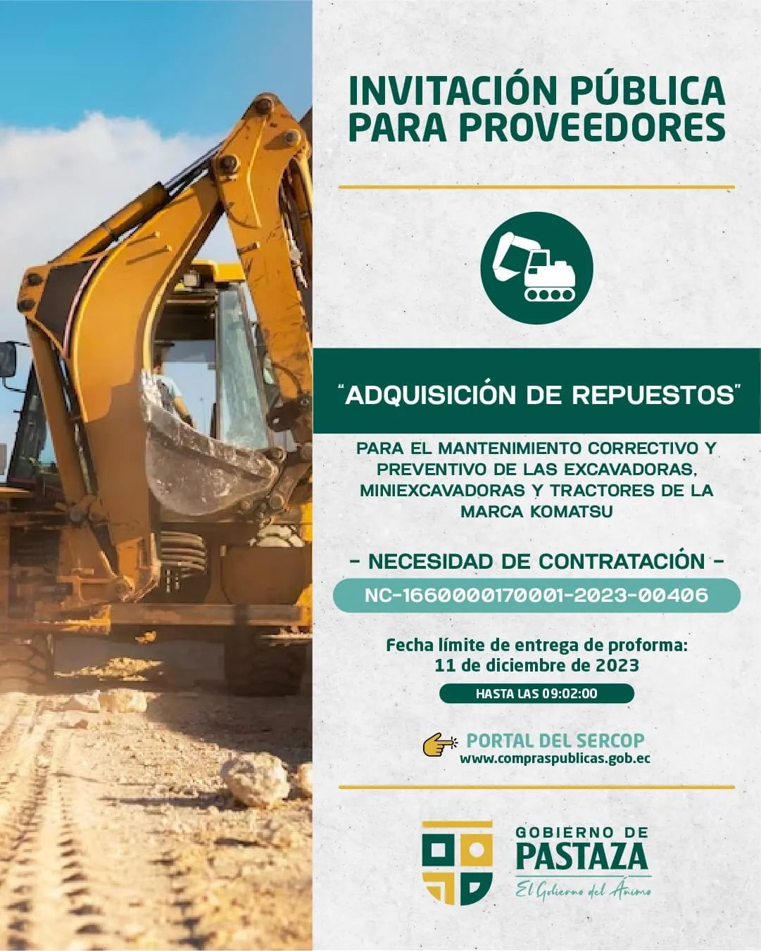 Lee más sobre el artículo ¡PARTICIPA, AHORA SI SON TRANSPARENTES TODOS LOS PROCESOS DE COMPRAS PÚBLICAS!
