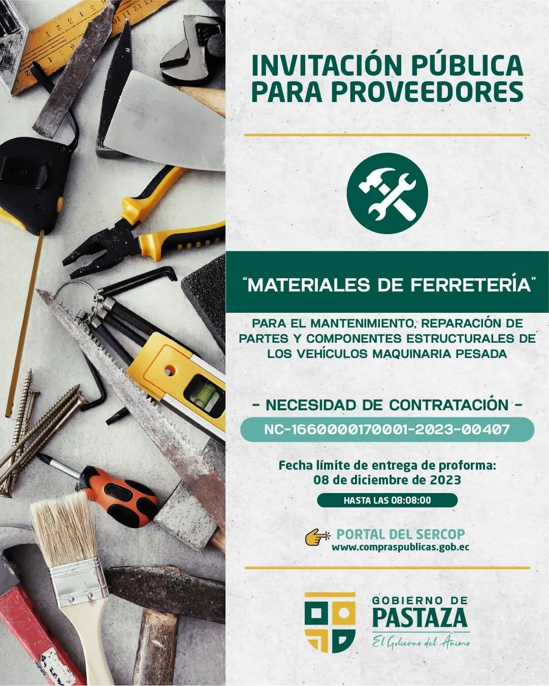 Lee más sobre el artículo ¡PARTICIPA, AHORA SI SON TRANSPARENTES TODOS LOS PROCESOS DE COMPRAS PÚBLICAS!