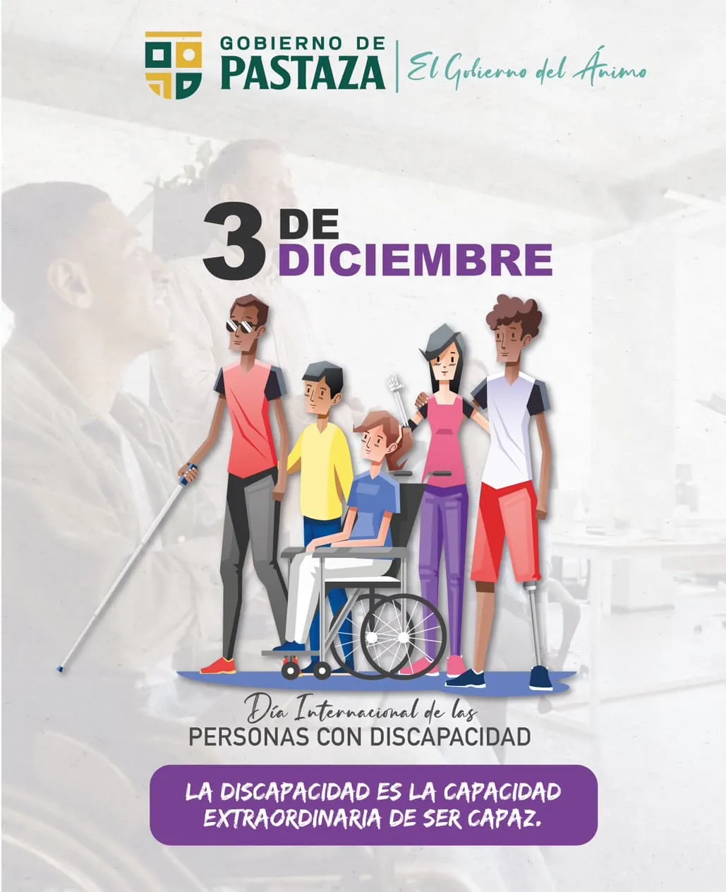 Lee más sobre el artículo Día Internacional de las personas con discapacidad.