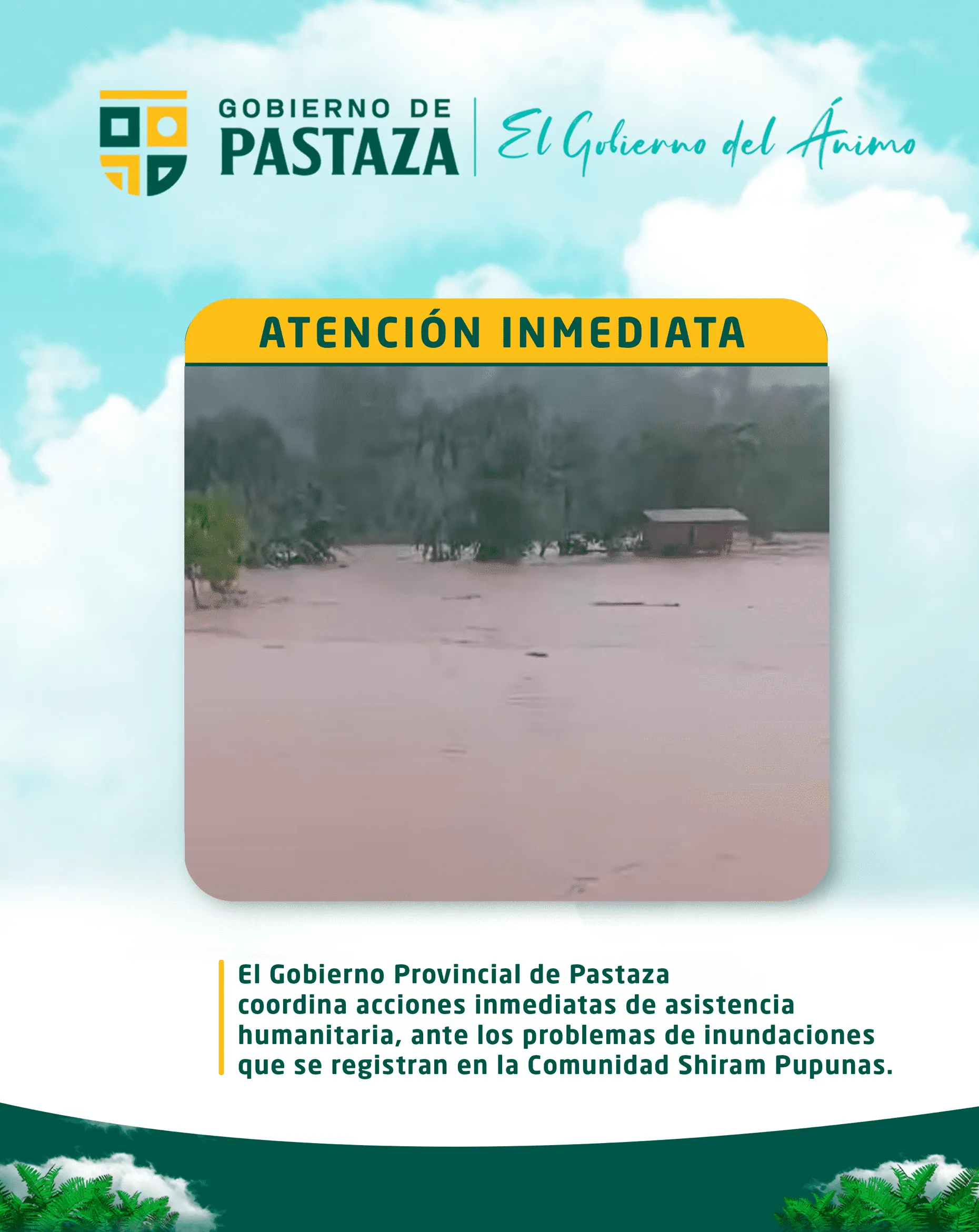 Lee más sobre el artículo Atención humanitaria y operativa oportuna en Shiram Pupunas.