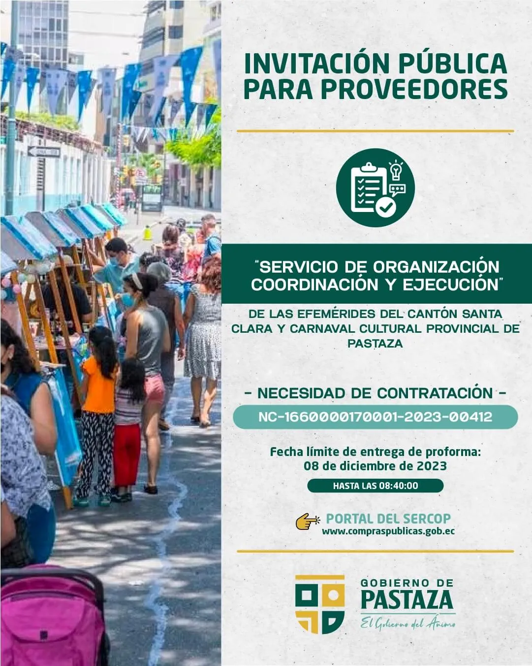 Lee más sobre el artículo ¡PARTICIPA, AHORA SI SON TRANSPARENTES TODOS LOS PROCESOS DE COMPRAS PÚBLICAS!