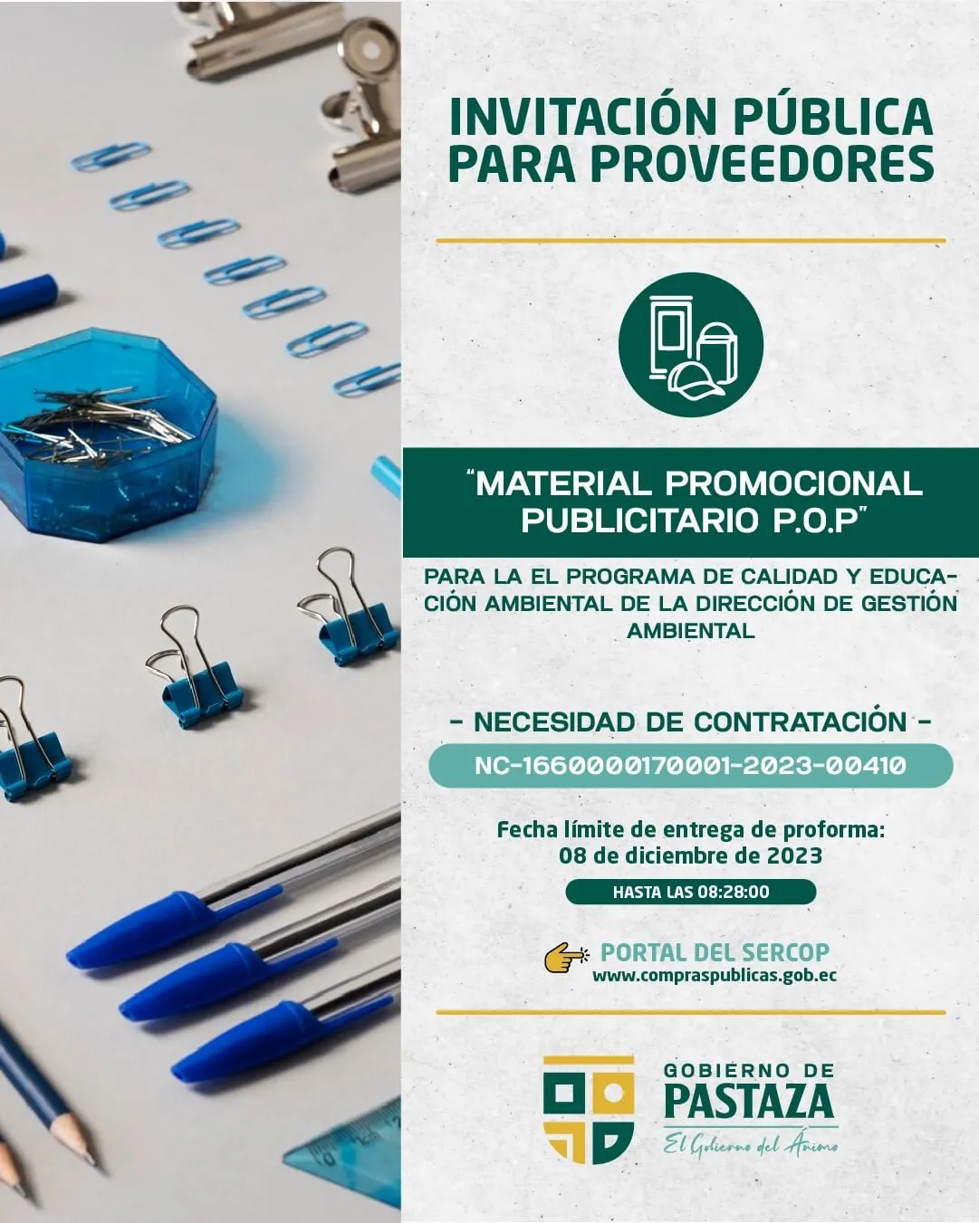 Lee más sobre el artículo ¡PARTICIPA, AHORA SI SON TRANSPARENTES TODOS LOS PROCESOS DE COMPRAS PÚBLICAS!