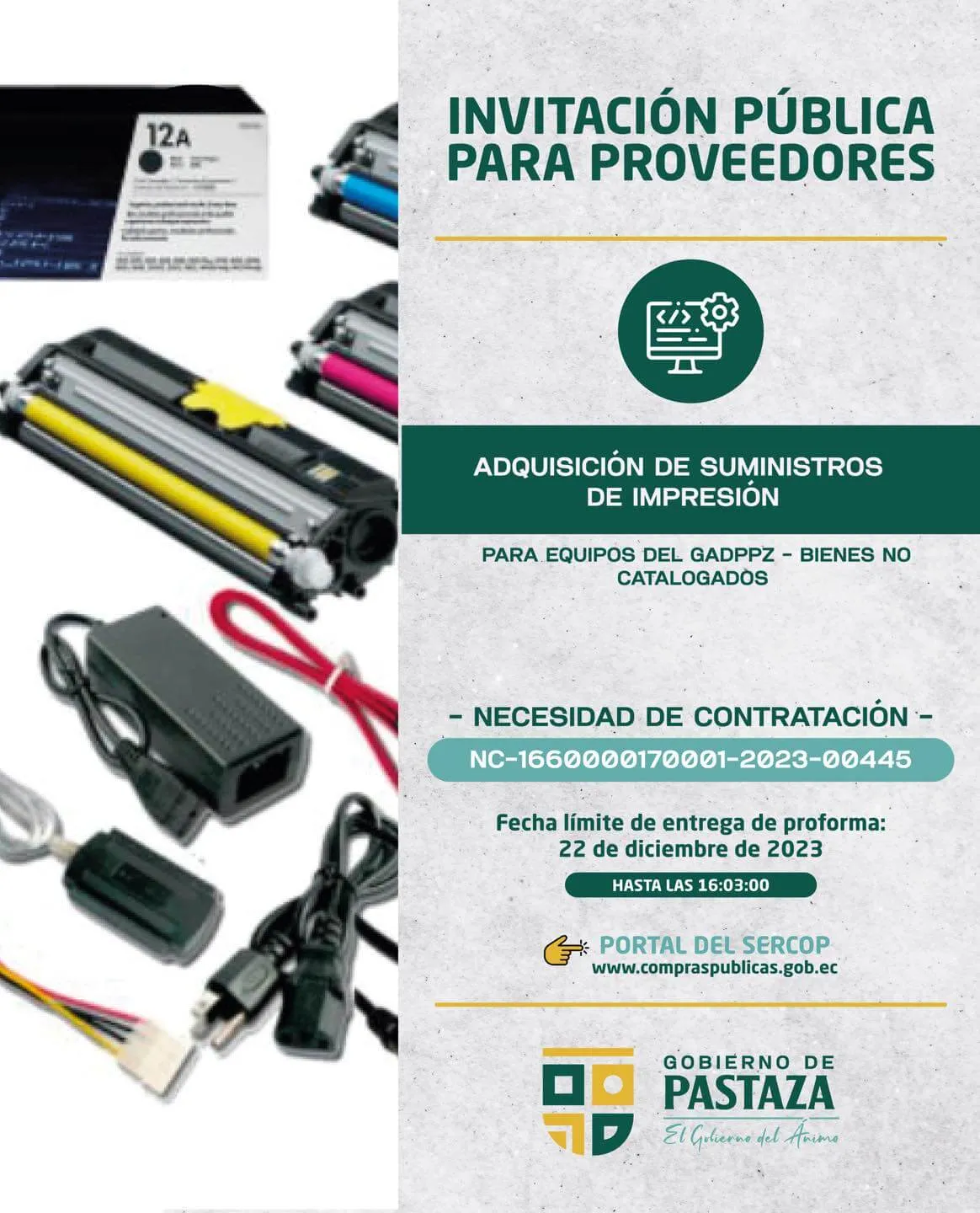 Lee más sobre el artículo ¡Libre participación en contratación pública!