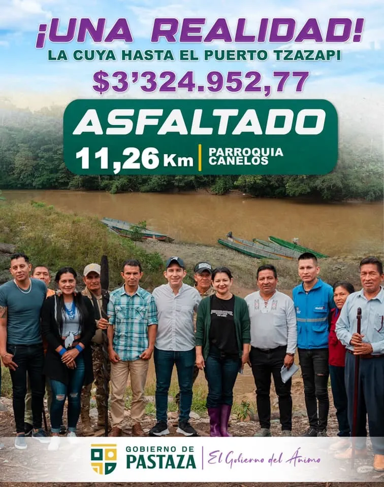 Lee más sobre el artículo Proyecto vial para Canelos se cumplirá.