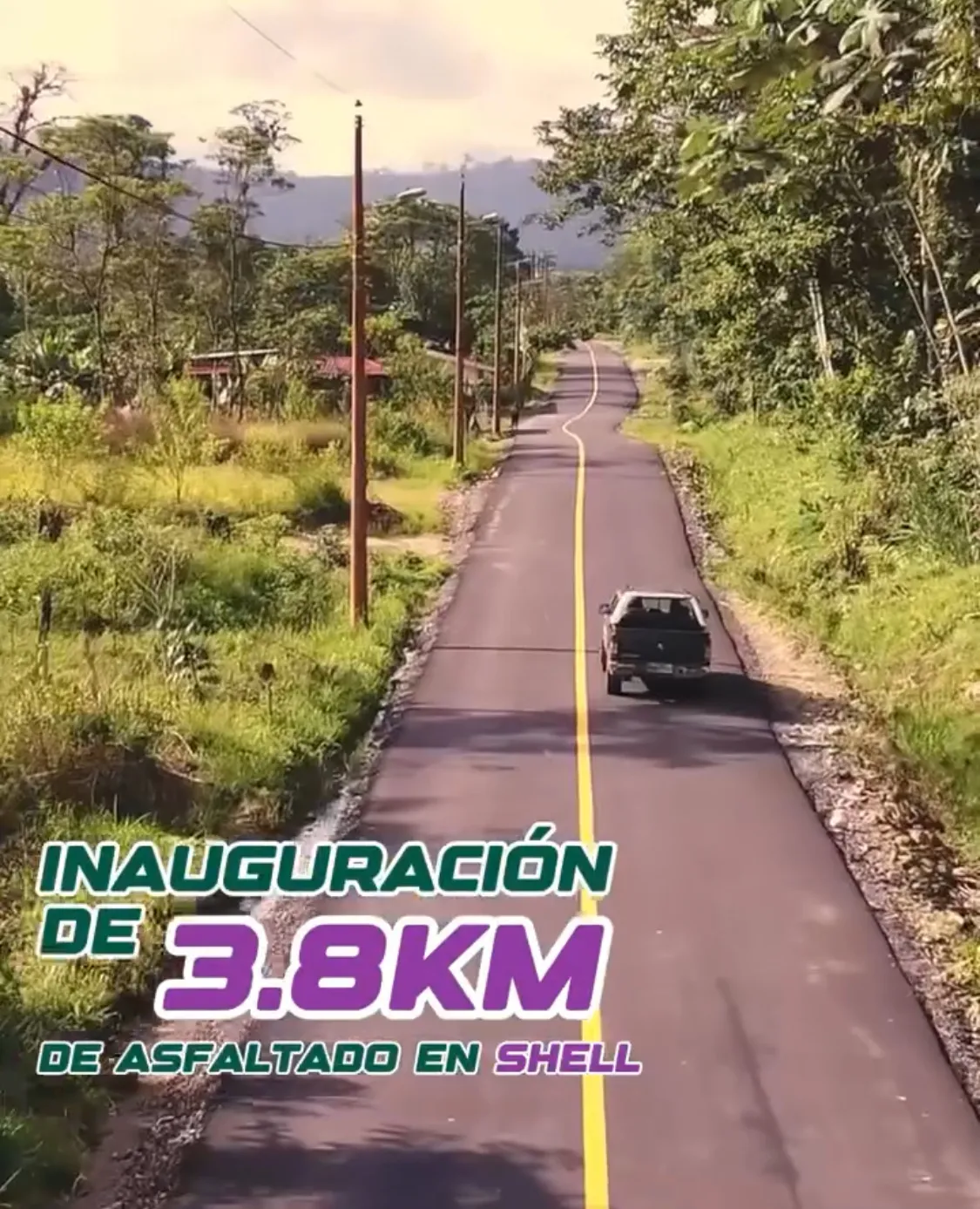 Lee más sobre el artículo Invitación a inauguración de asfaltado en Shell.