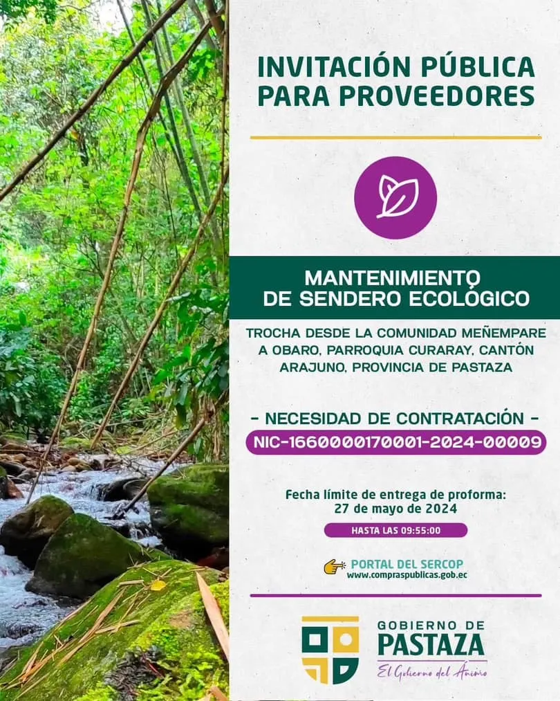 Lee más sobre el artículo INVITACIÓN PÚBLICA PARA PROVEEDORES Y CONTRATISTAS.