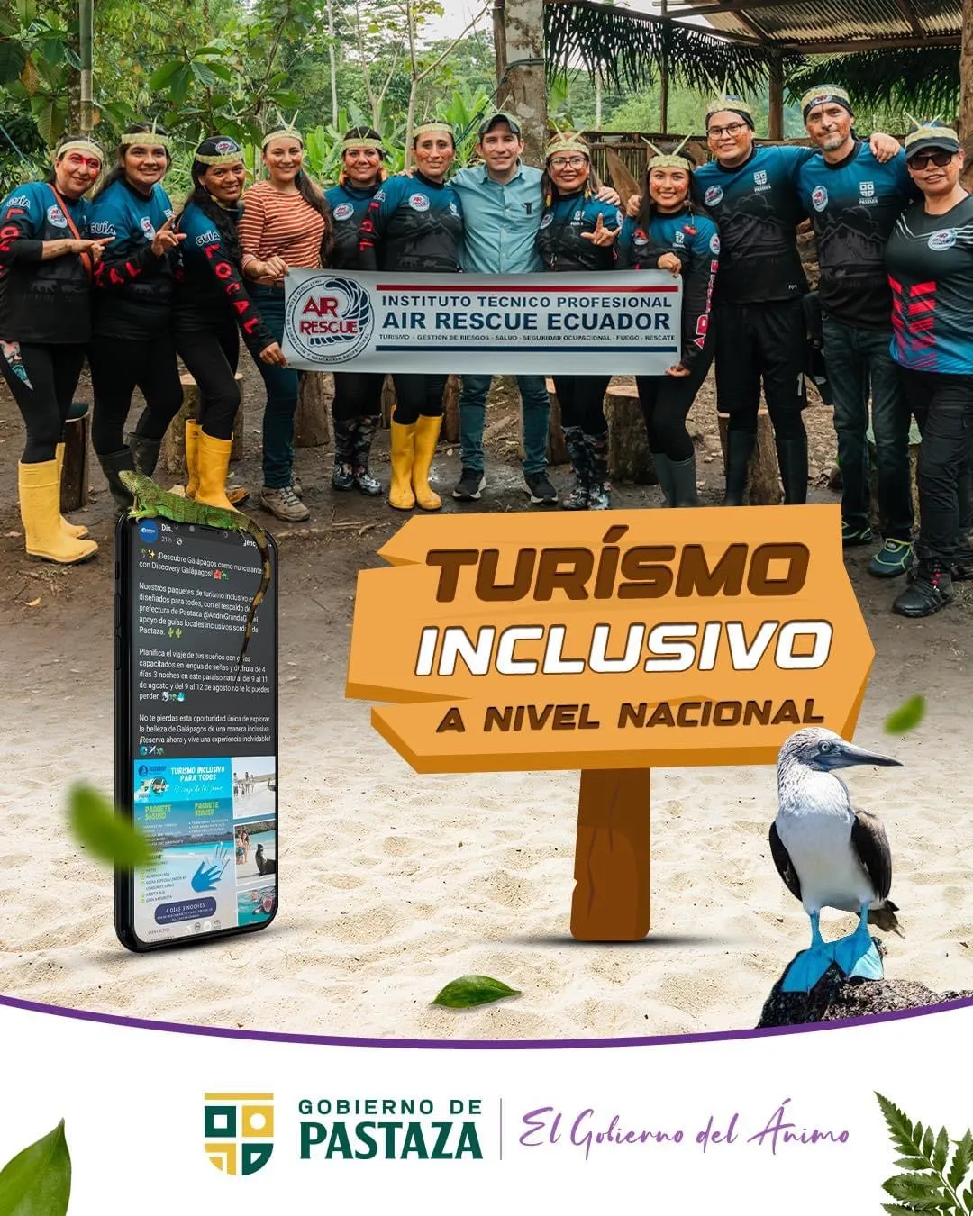 Lee más sobre el artículo Prefectura de Pastaza apoya a guías de turismo con discapacidad.
