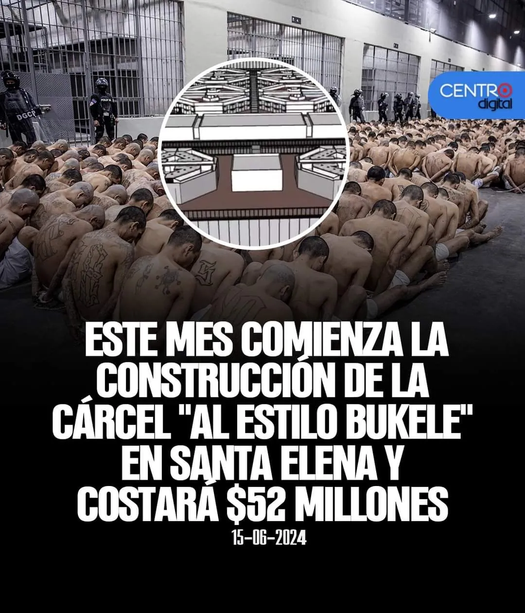 Lee más sobre el artículo Este mes iniciará la construcción de la cárcel «al estilo Bukele» en la provincia de Santa Elena.