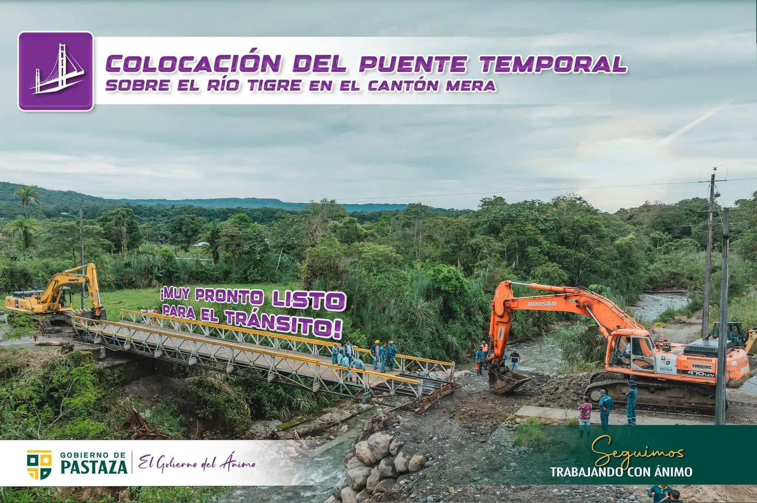 Lee más sobre el artículo Vialidad.  ¡Puente sobre el río Tigre en Mera!