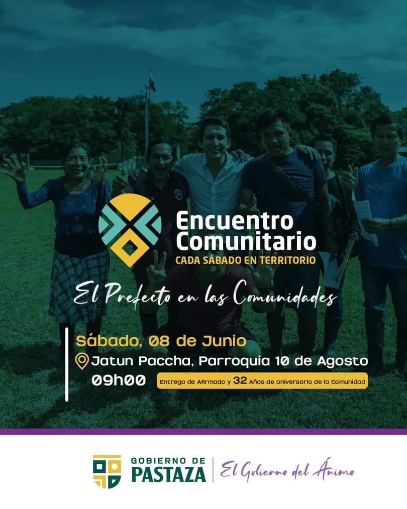 Lee más sobre el artículo Encuentro Comunitario este sábado en 10 de Agosto.