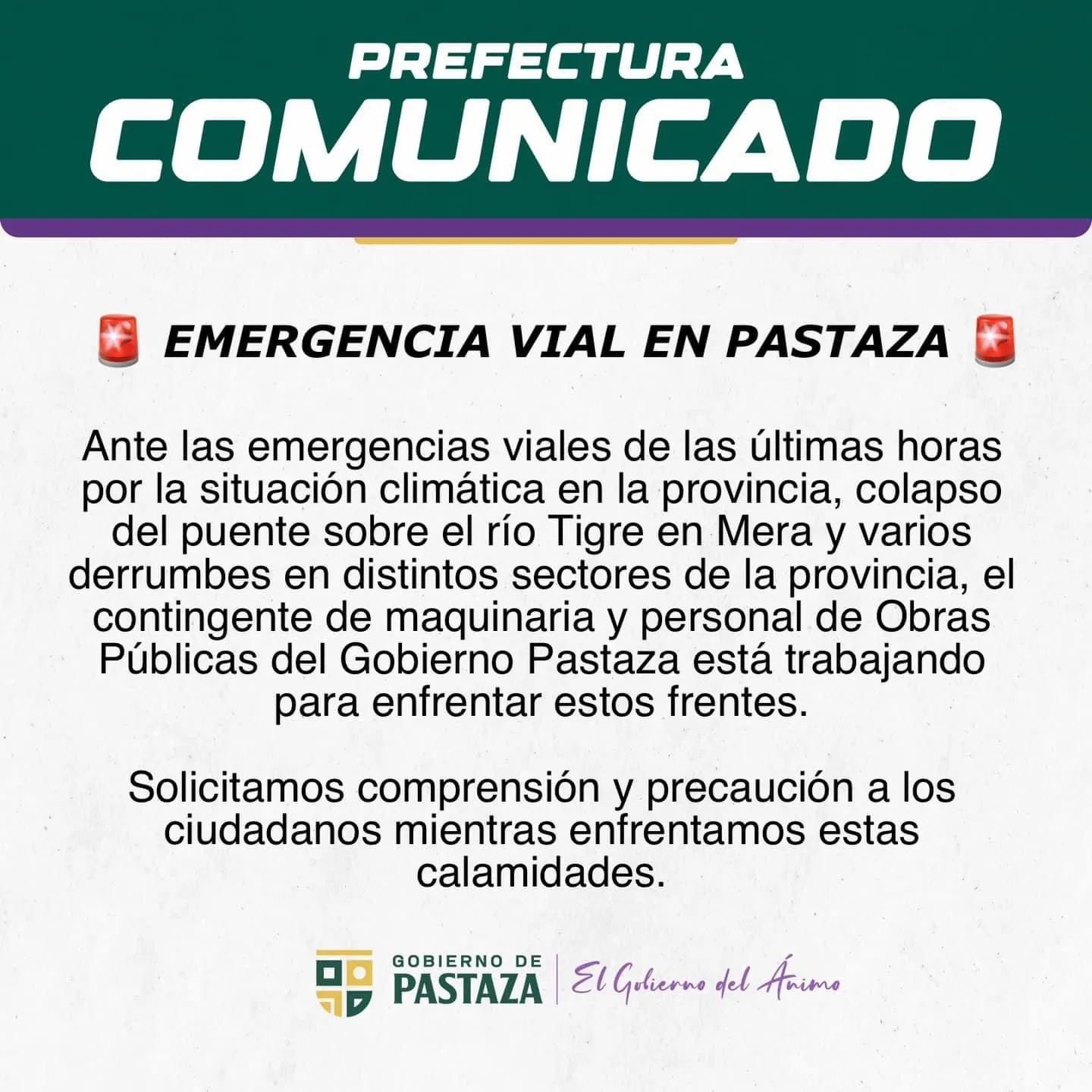 Lee más sobre el artículo Emergencia vial en Mera.