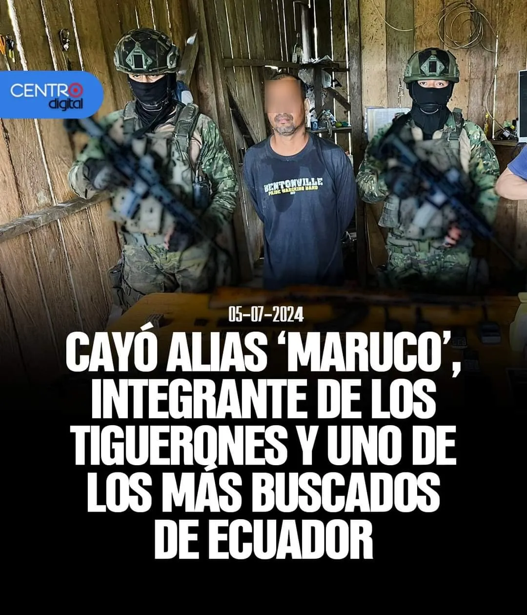 Lee más sobre el artículo Militares capturaron alias “Maruco”