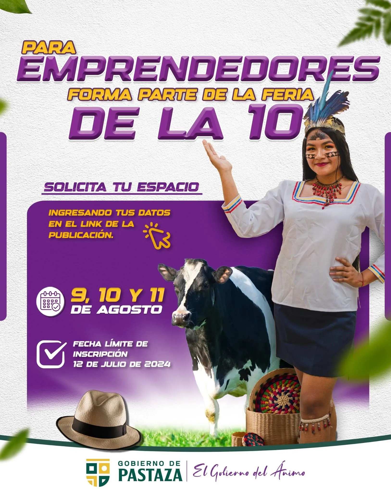 Lee más sobre el artículo ¡Convocatoria a los emprendedores de Pastaza!.