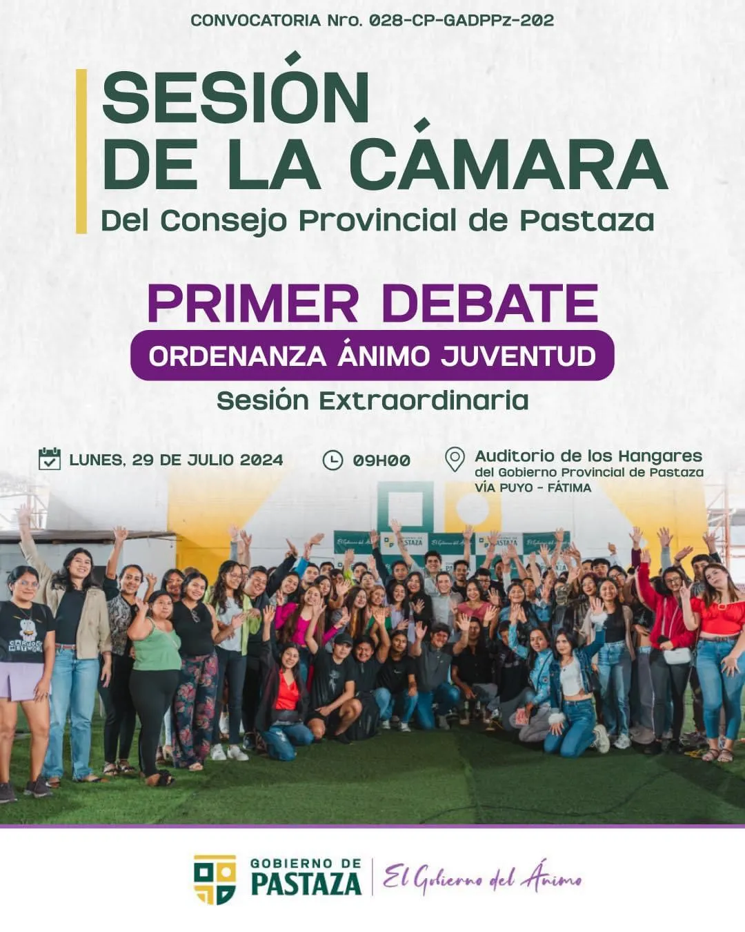 Lee más sobre el artículo INVITACIÓN. Ánimo Juventud.