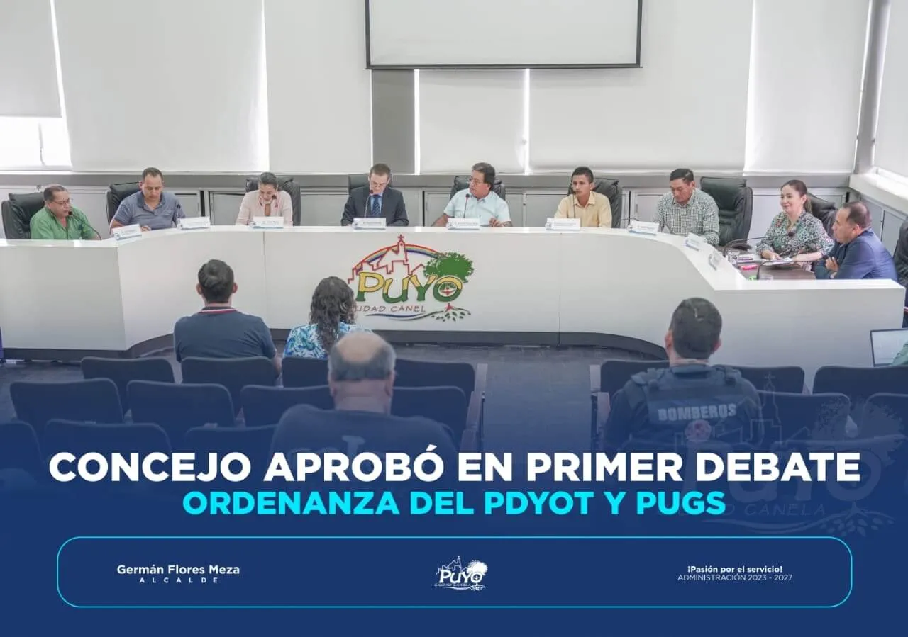 Lee más sobre el artículo Concejo aprobó en primer debate ordenanza del PDYOT y PUGS.