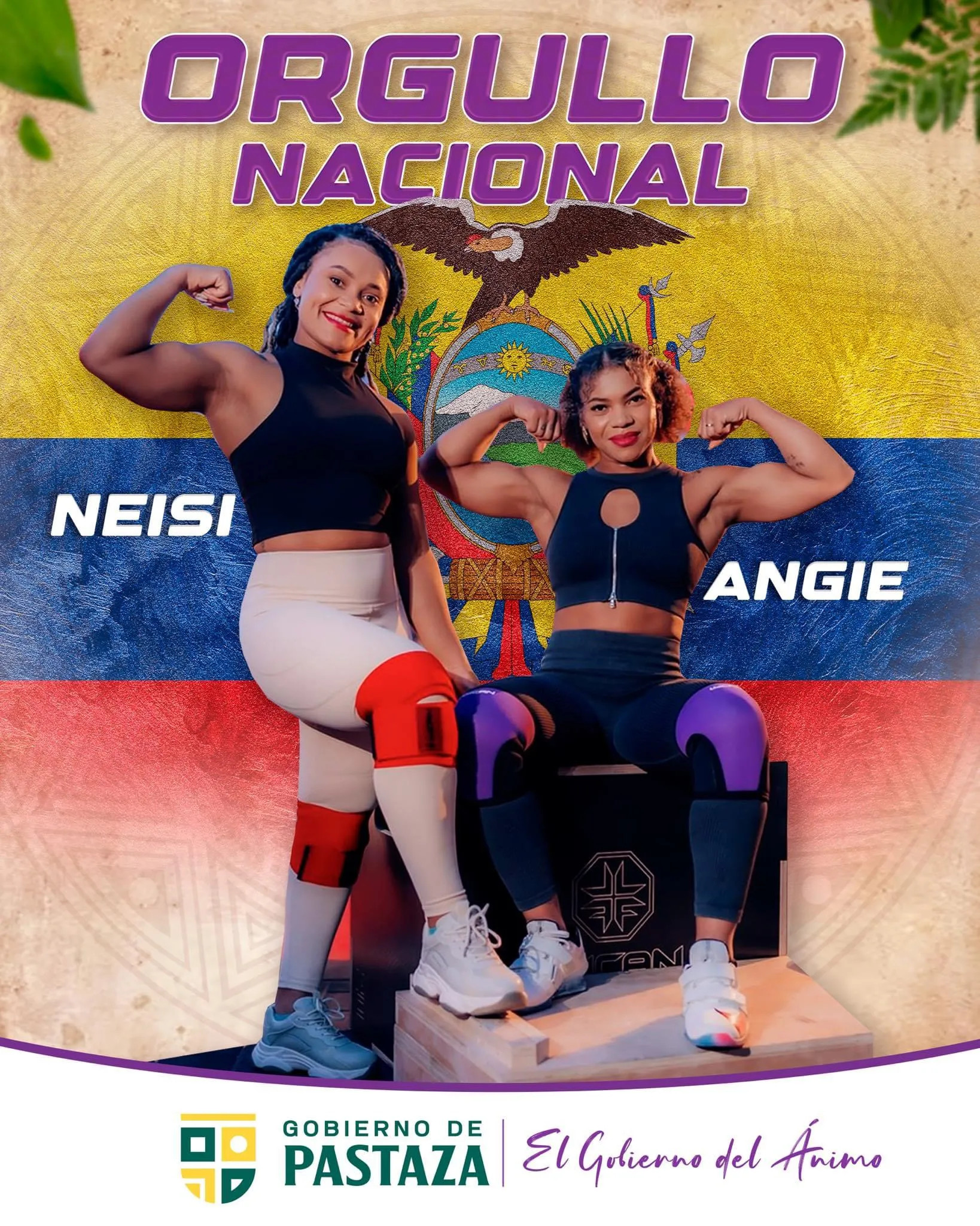Lee más sobre el artículo Pastaza con las campeonas !!! Neisi Dajomes y Angie Palacios