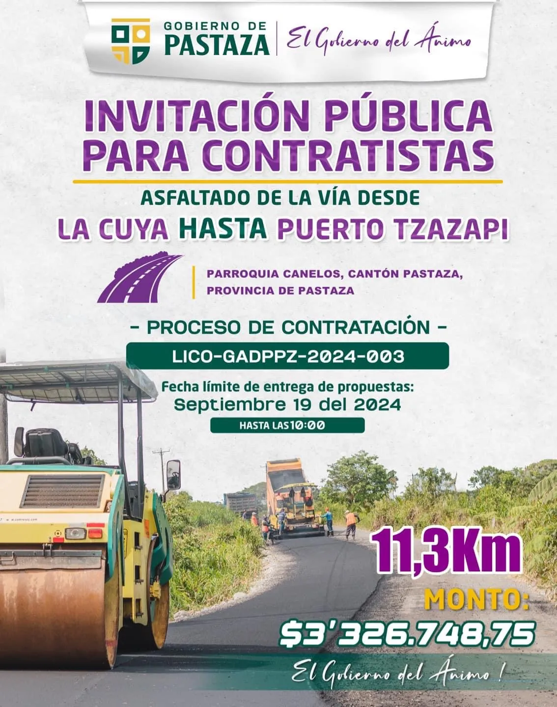 Lee más sobre el artículo INVITACIÓN PÚBLICA PARA CONTRATISTAS, SERCOP.