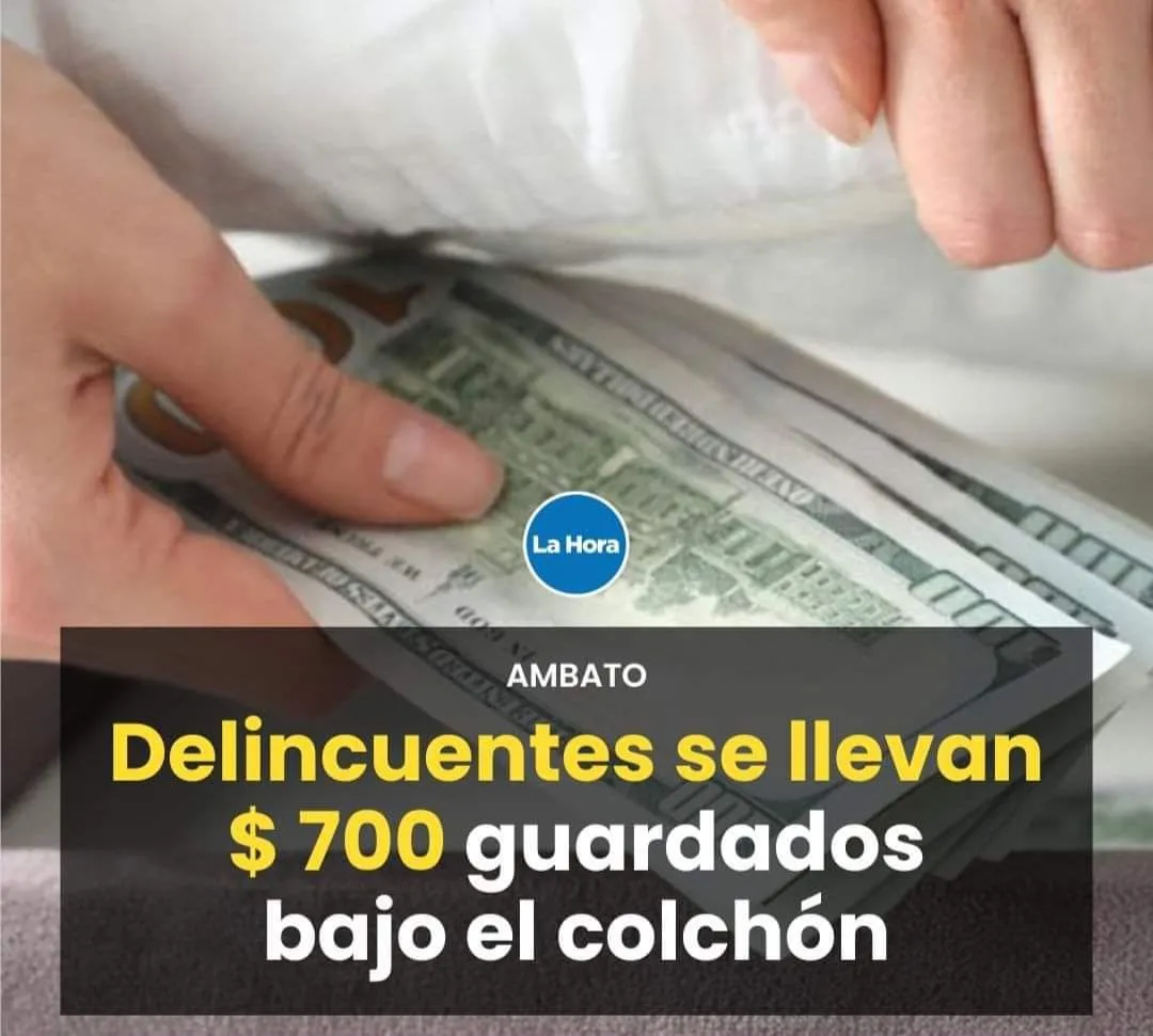 Lee más sobre el artículo Delincuentes roban hasta lo guardado debajo del colchón.