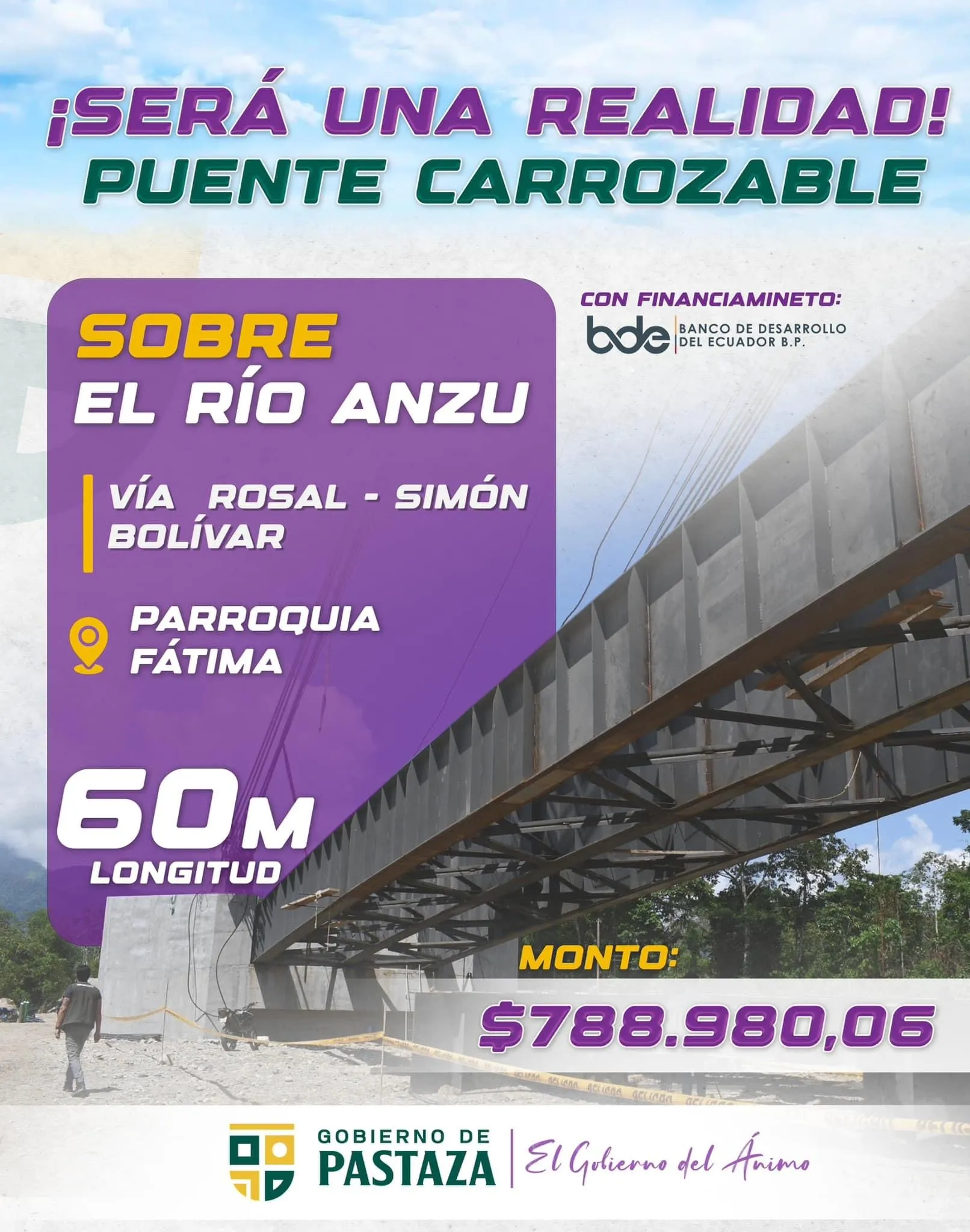 Lee más sobre el artículo Siguen las grandes noticias para Pastaza.