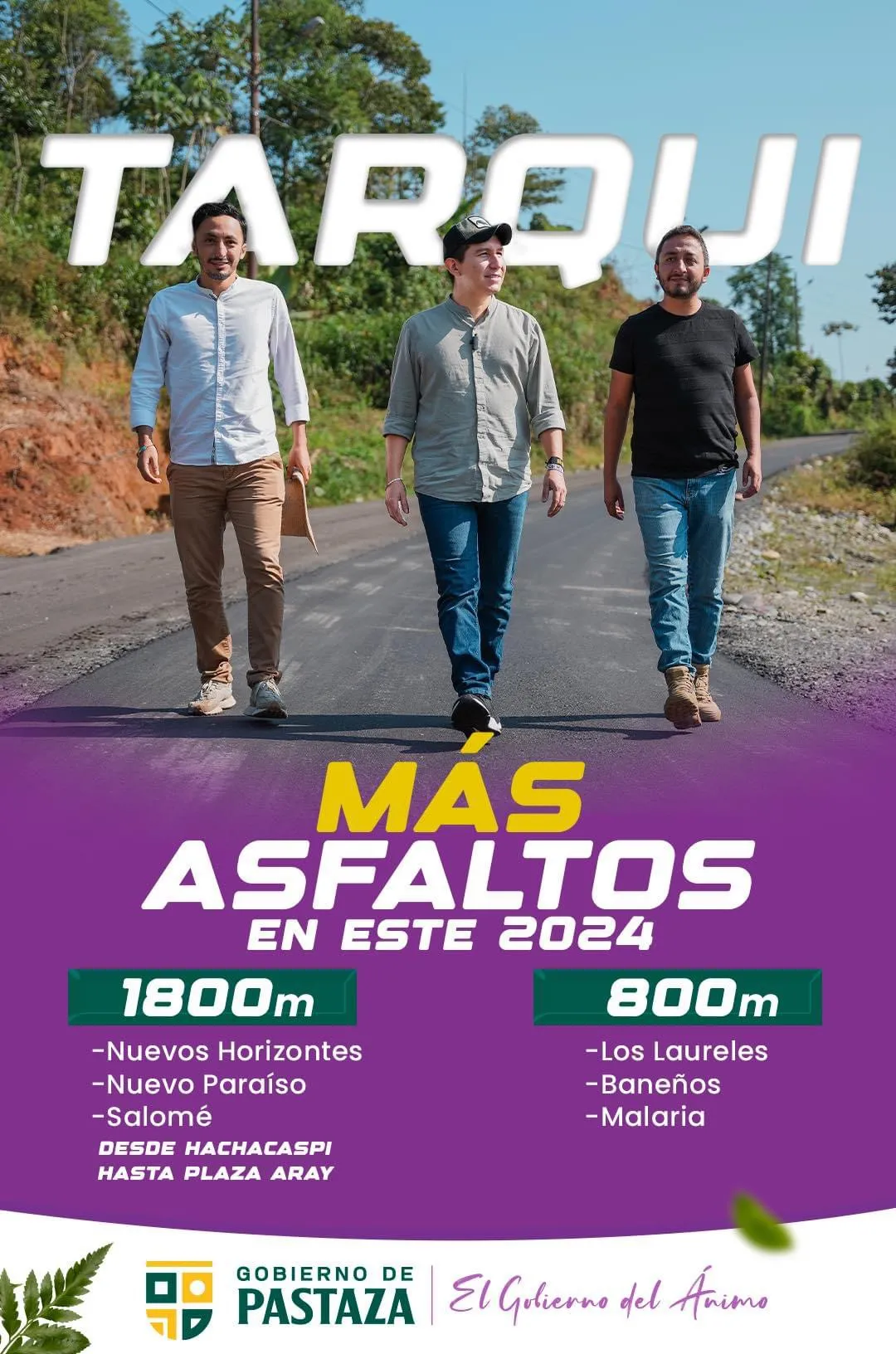 Lee más sobre el artículo Inicio de mantenimiento con asfalto caliente en Tarqui.
