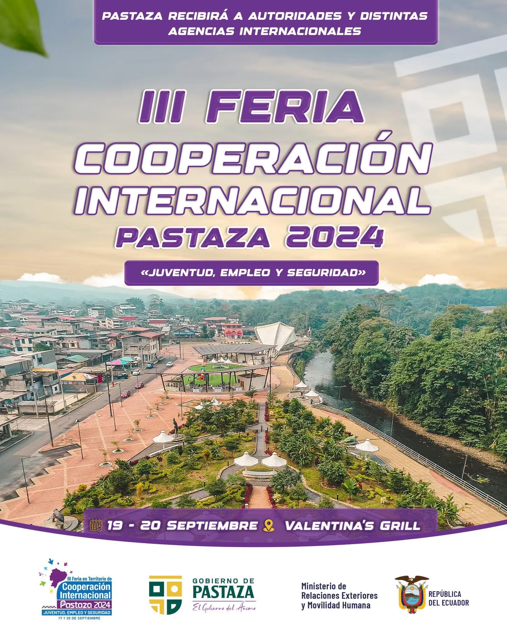 Lee más sobre el artículo 3ra Feria de Cooperación Internacional «Juventud, Empleo y Seguridad».