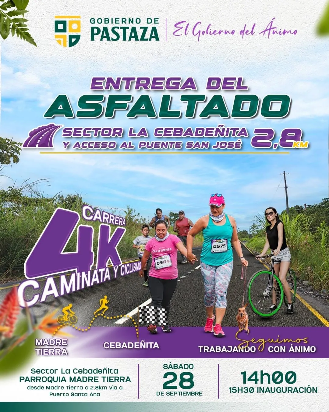 Lee más sobre el artículo 4 k y entrega de asfaltado en parroquia Madre Tierra.