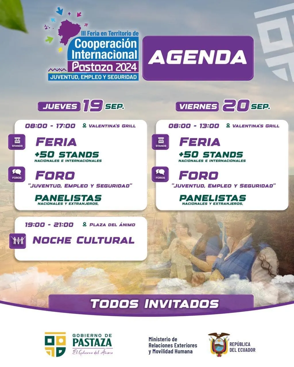 Lee más sobre el artículo III Feria en territorio de Cooperación Internacional por primera vez en Puyo.