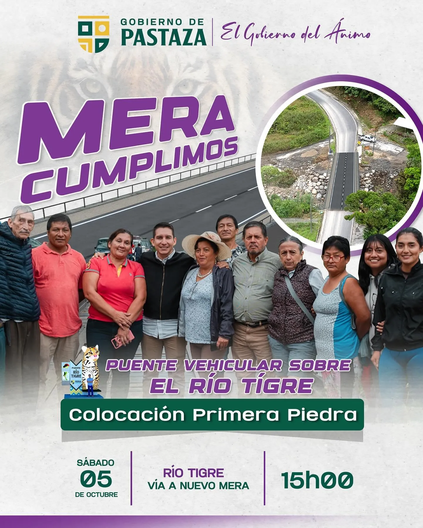 Lee más sobre el artículo Prefectura de Pastaza iniciará obra en Mera.