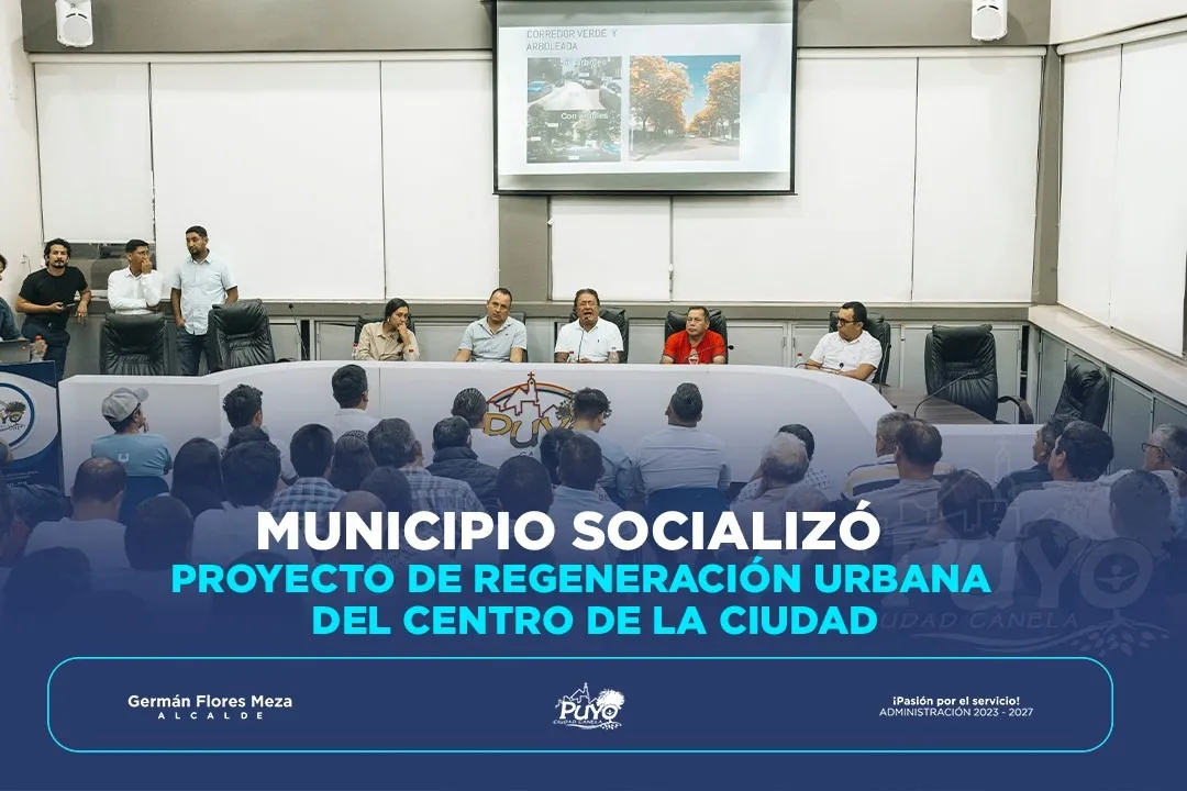 Lee más sobre el artículo MUNICIPIO SOCIALIZÓ PROYECTO DE REGENERACIÓN URBANA DEL CENTRO DE LA CIUDAD.