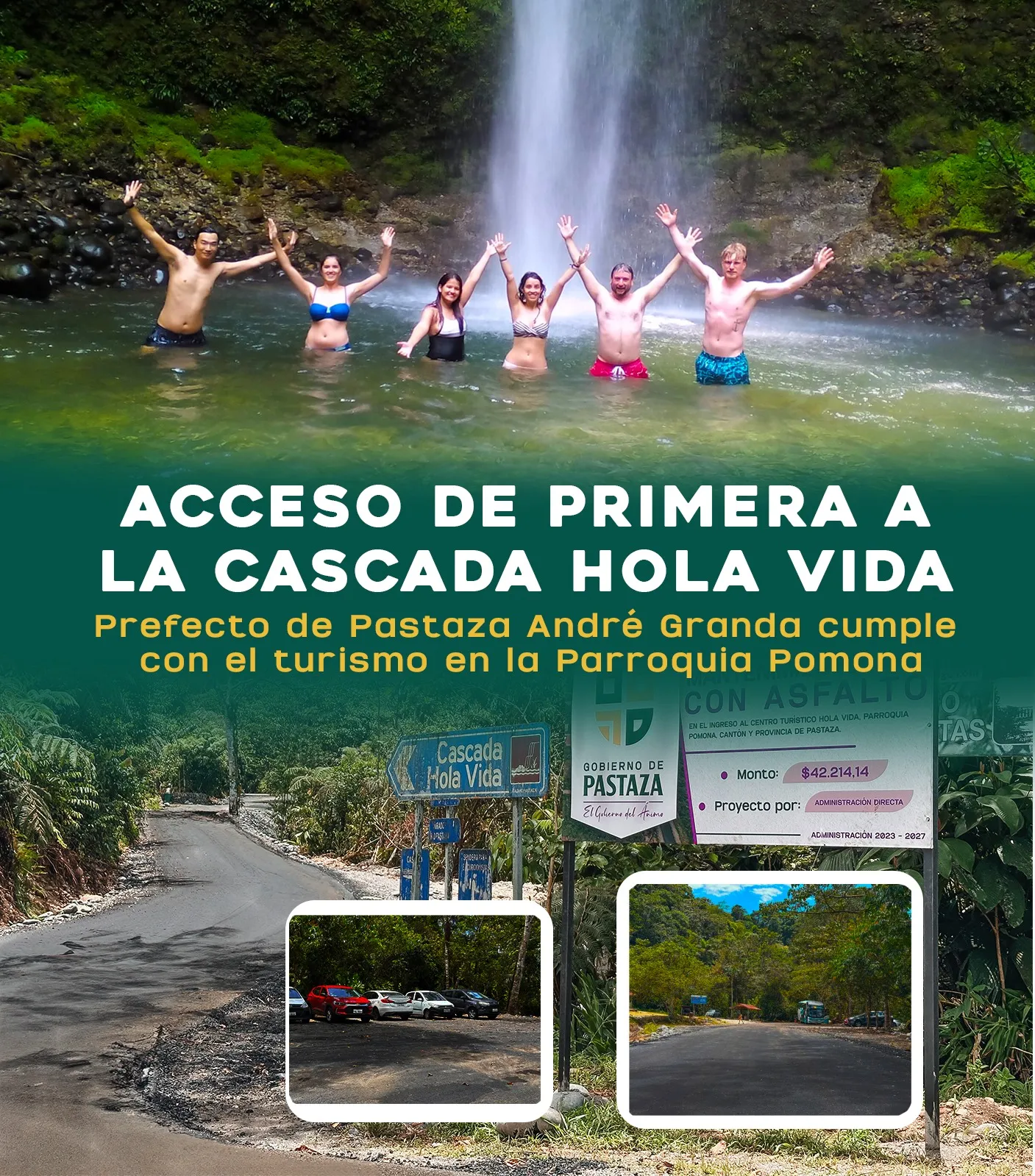 Lee más sobre el artículo Vialidad a sitio turístico Hola Vida.