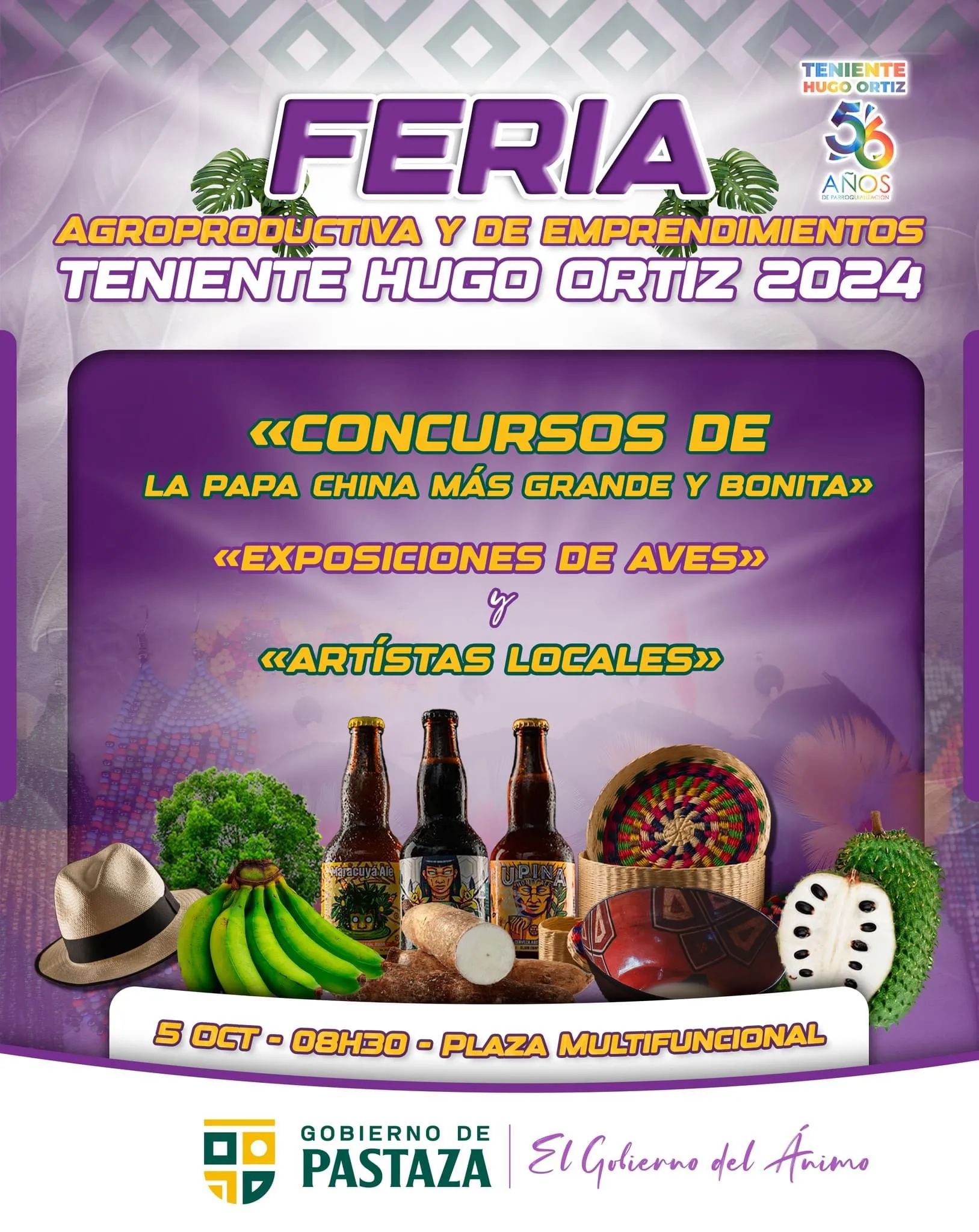 Lee más sobre el artículo Feria agroproductiva en Teniente Hugo Ortiz.