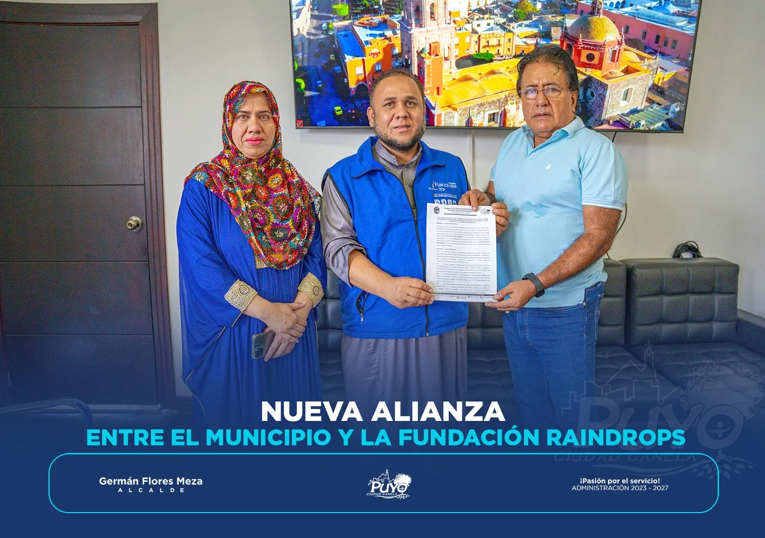 Lee más sobre el artículo Nueva alianza entre Municipio y Raindrops.
