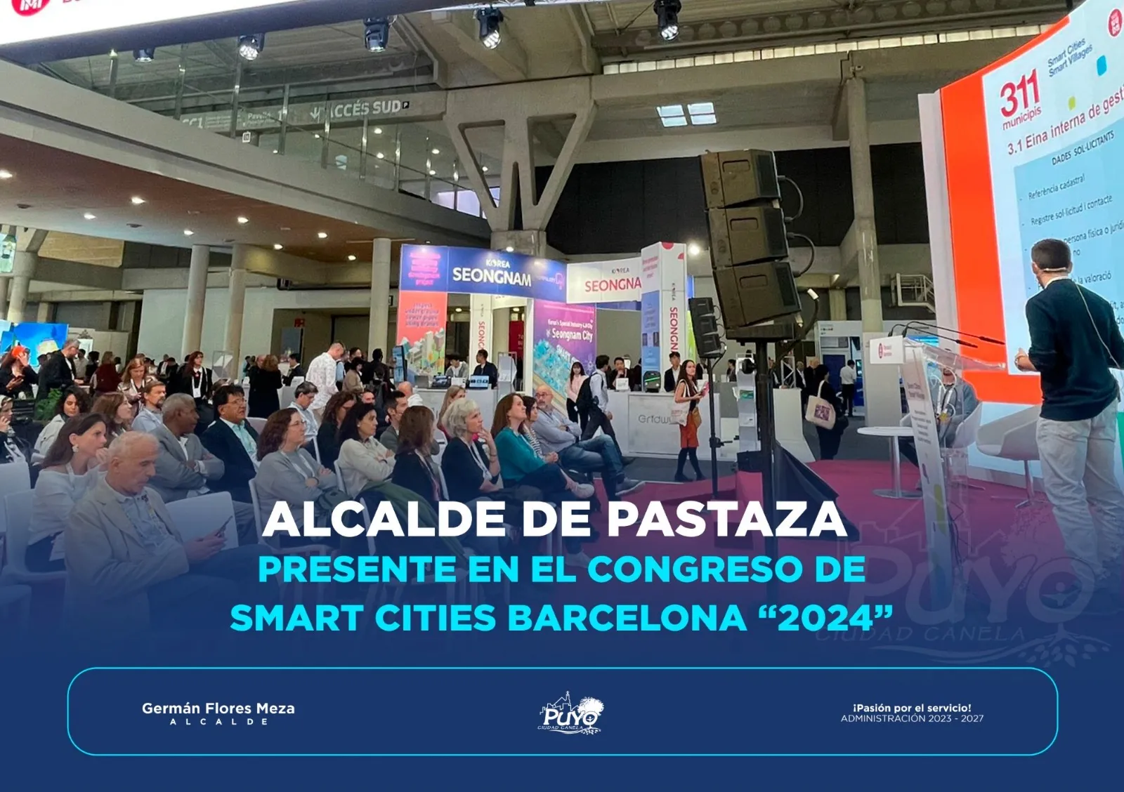 Lee más sobre el artículo ALCALDE DE PASTAZA PRESENTE EN EL CONGRESO DE SMART CITIES BARCELONA 2024. 