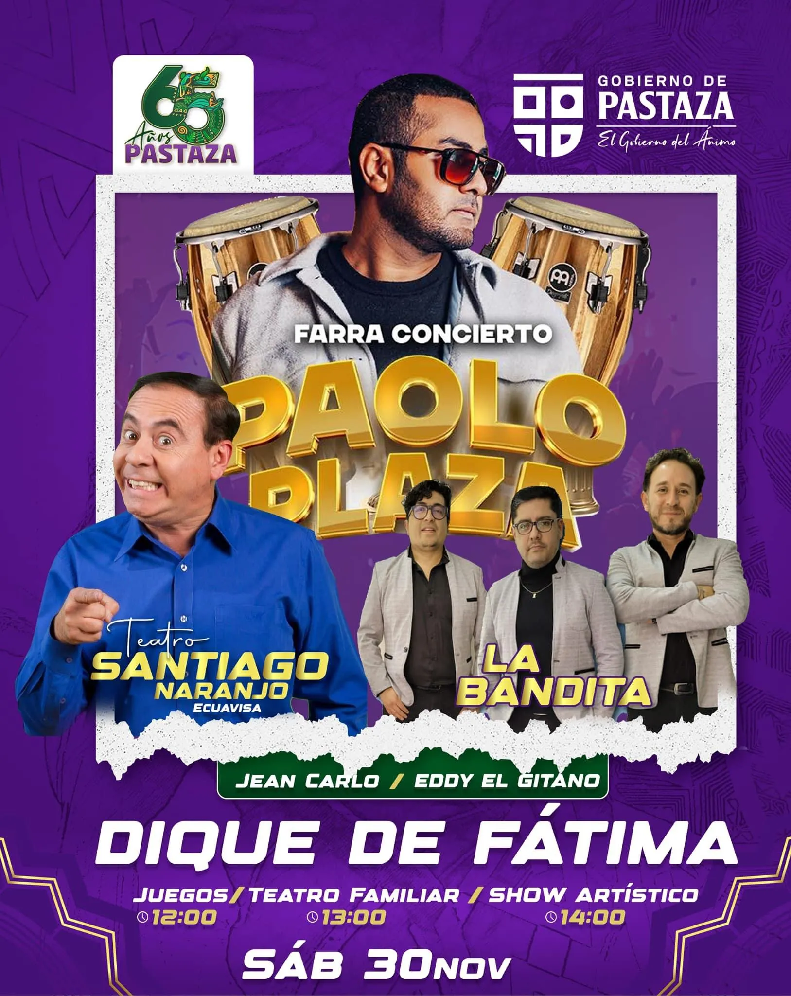 Lee más sobre el artículo Fátima recibe este fin de semana el cierre de festividades de Pastaza.