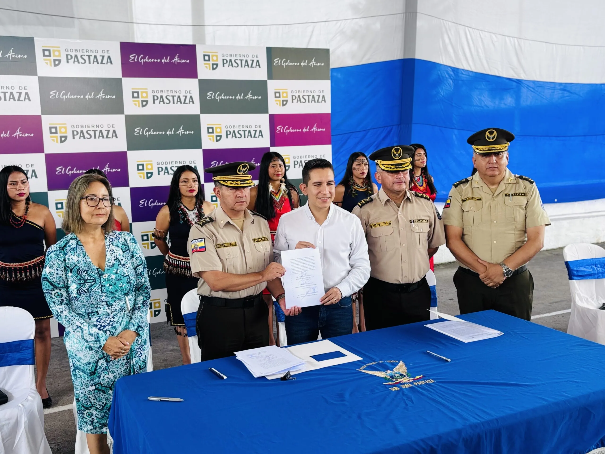 Lee más sobre el artículo Transmisión en vivo de la Firma de comodato entre Prefectura de Pastaza y Policía.