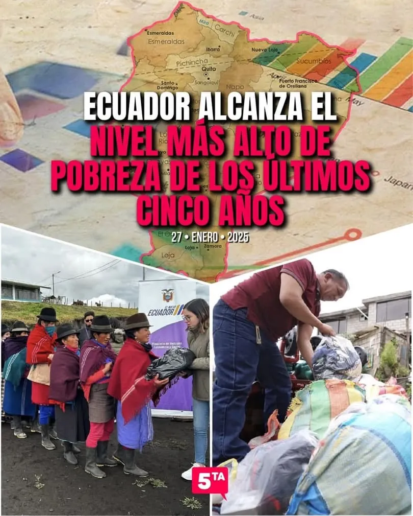 Lee más sobre el artículo Ecuador registra niveles altos de pobreza.