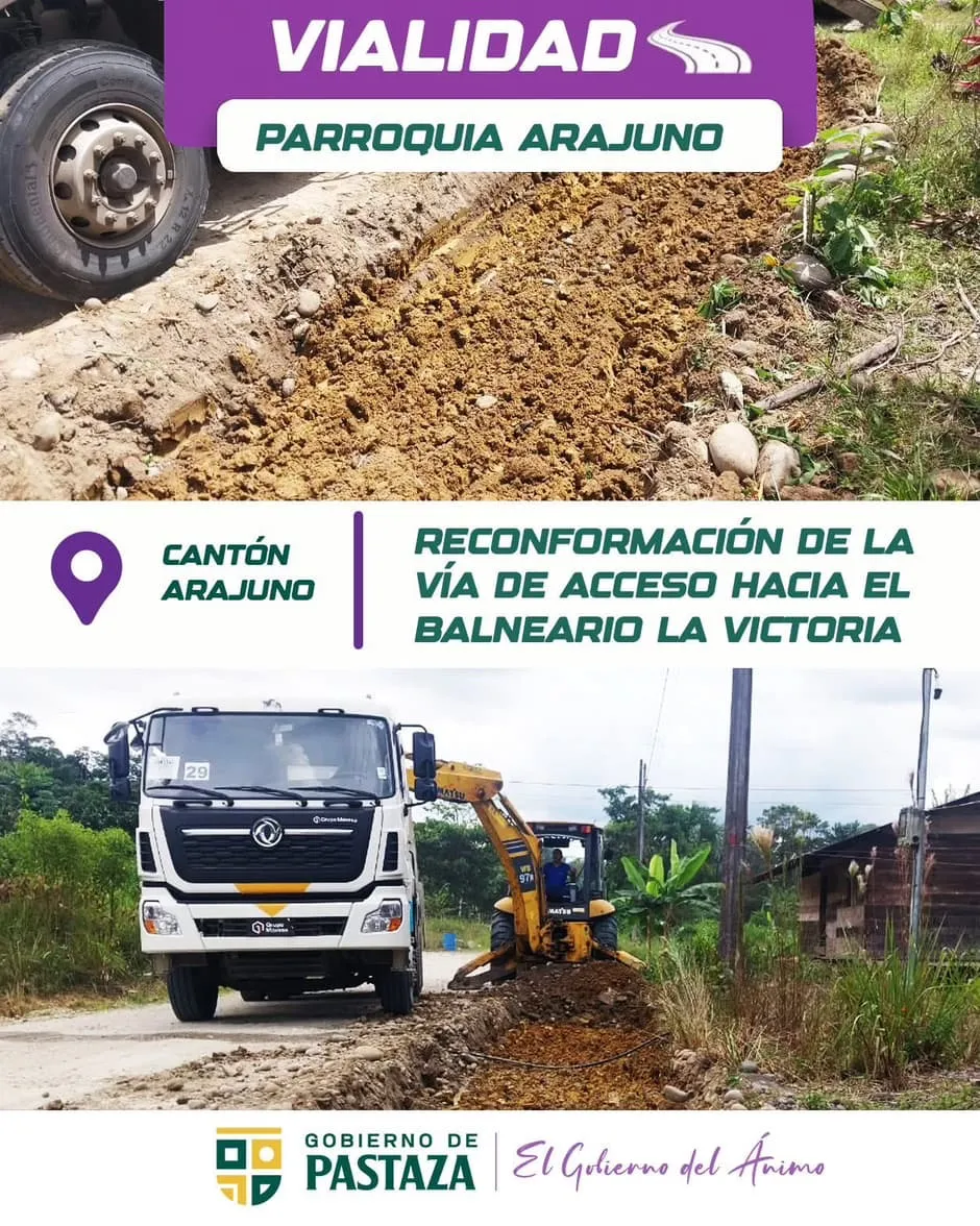 Lee más sobre el artículo Vialidad. Impulsamos el turismo y la conectividad en Arajuno.