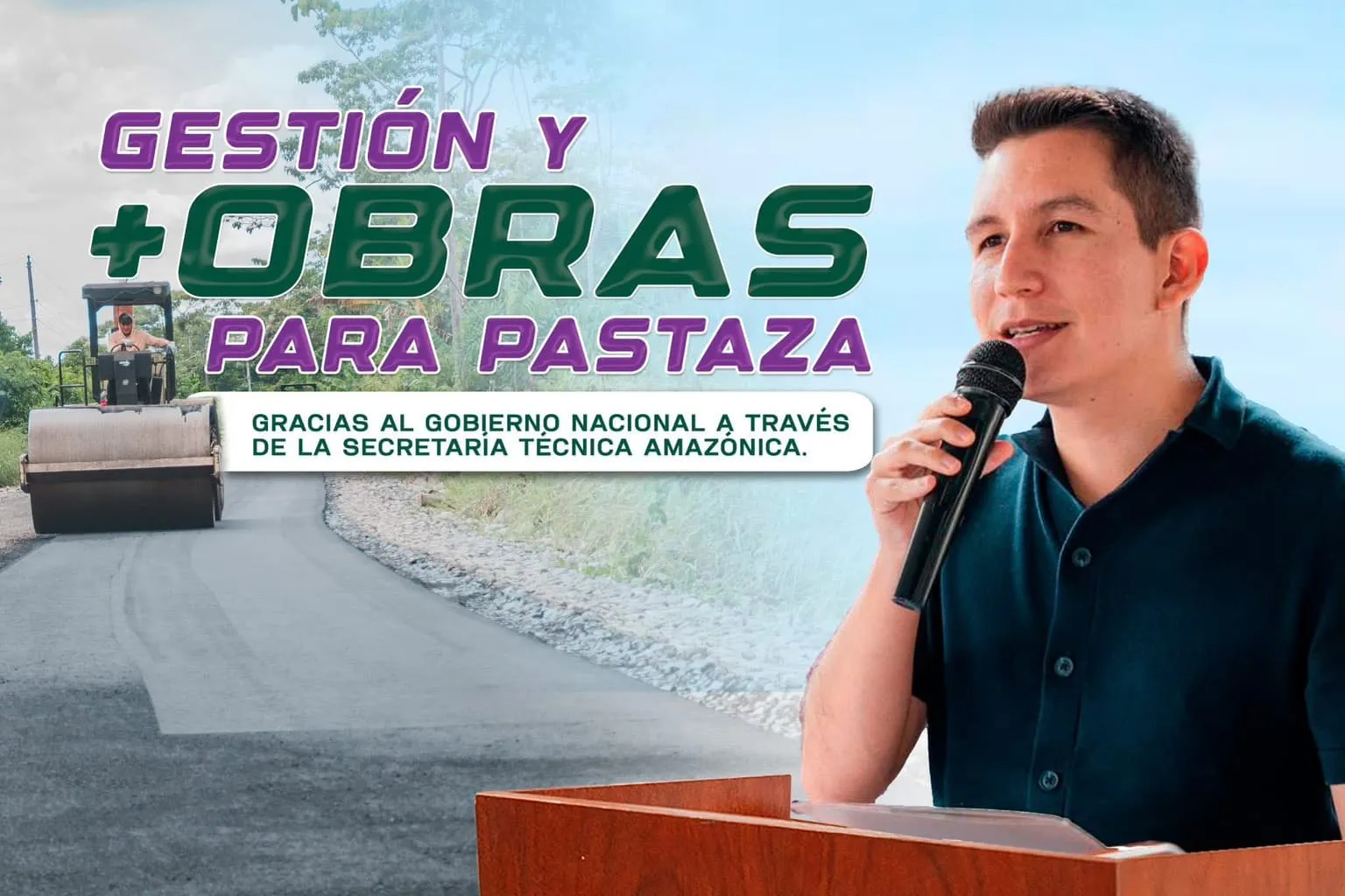Lee más sobre el artículo Más obras y más buenas noticias para todos en Pastaza.