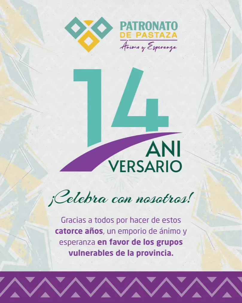 Lee más sobre el artículo Patronato Provincial de Pastaza está de aniversario.
