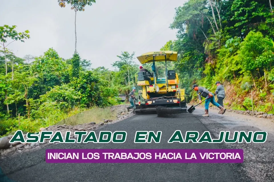 Lee más sobre el artículo Avanza el asfaltado en Arajuno.