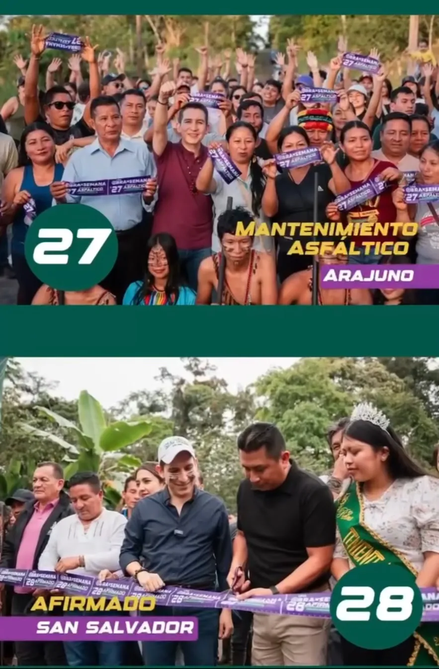 Lee más sobre el artículo Video. Cada semana una obra para Pastaza.