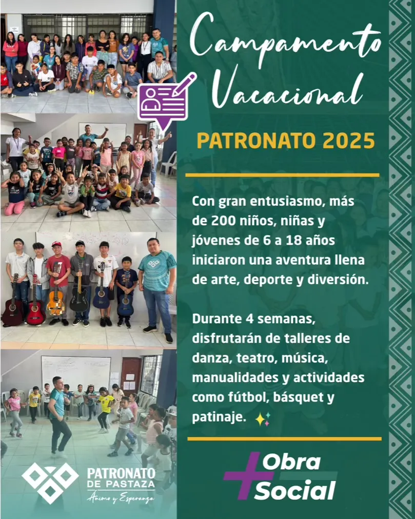 Lee más sobre el artículo Campamento Vacacional Patronato 2025.