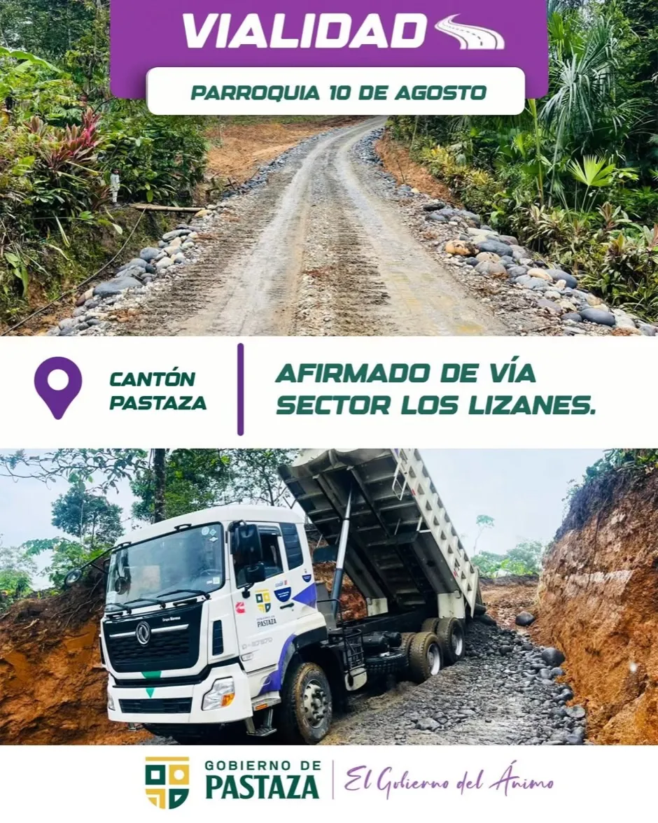 Lee más sobre el artículo Afirmado concluido en sector Lizanes en la 10.