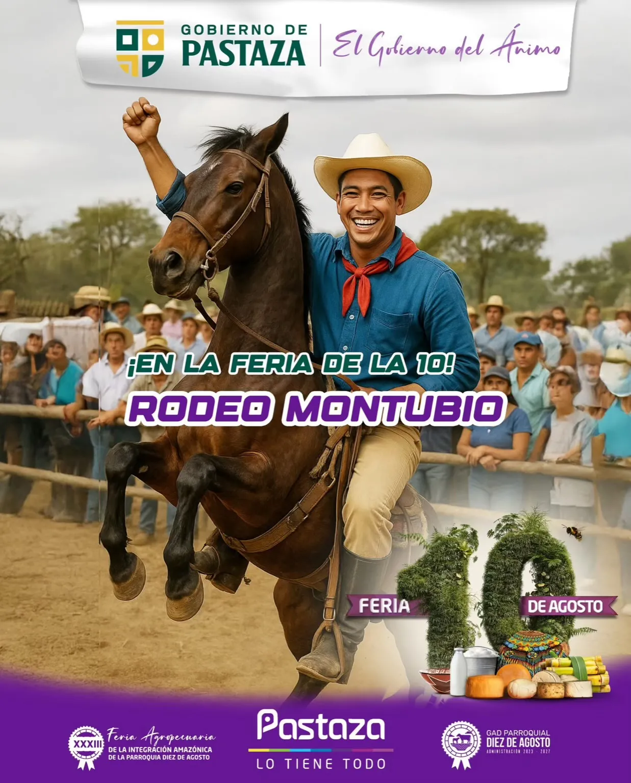 Lee más sobre el artículo Rodeo Montubio en la 10.