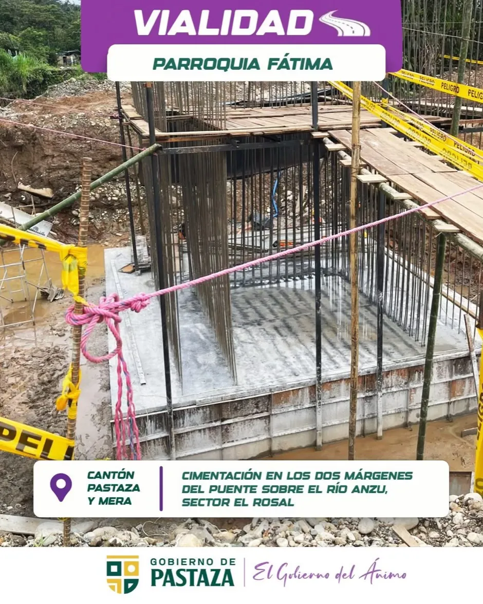 Lee más sobre el artículo Avanzan los trabajos del puente sobre el río Anzu.